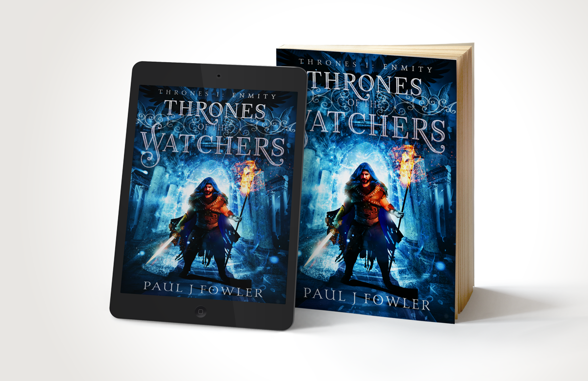 Thrones of the Watchers book set display
